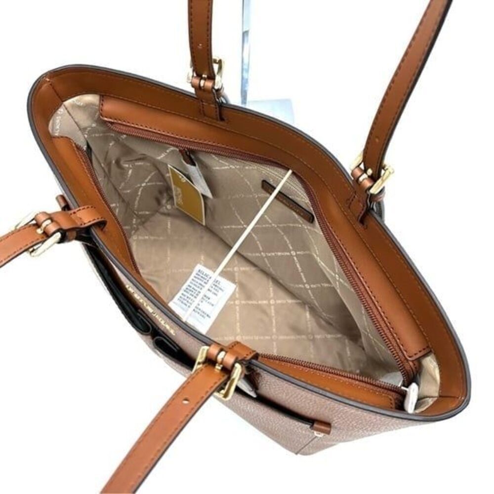 Michael Kors Jet Set Medium Pocket Tote Bag Luggage (NWT) - Picture 8 of 11
